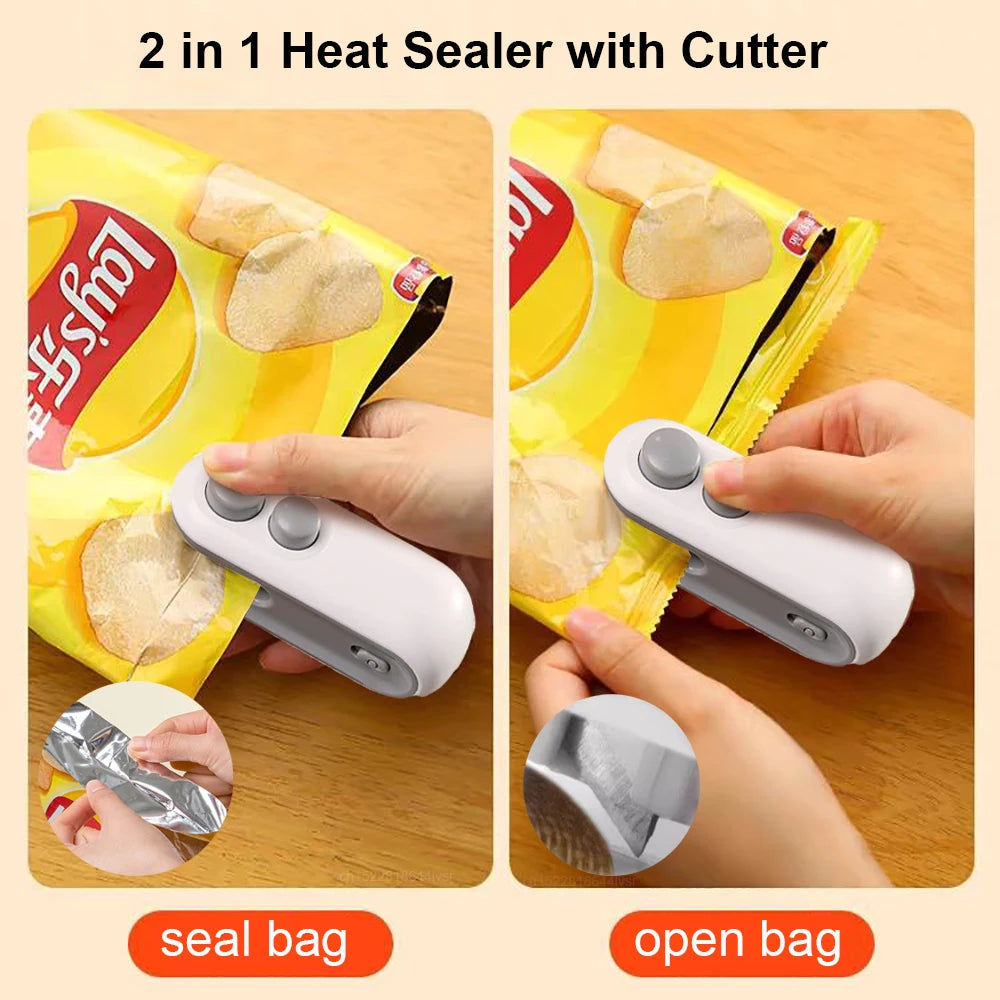 Mini Heat Bag Sealer – Handheld Food Sealing Machine™