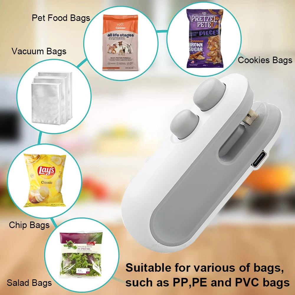 Mini Heat Bag Sealer – Handheld Food Sealing Machine™